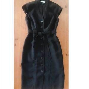 CALVIN KLEIN Knit Midi Sheath-Sleek Workwear-Sz4